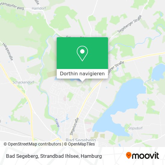 Bad Segeberg, Strandbad Ihlsee Karte