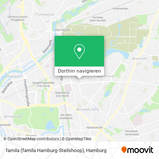 famila (famila Hamburg-Steilshoop) Karte