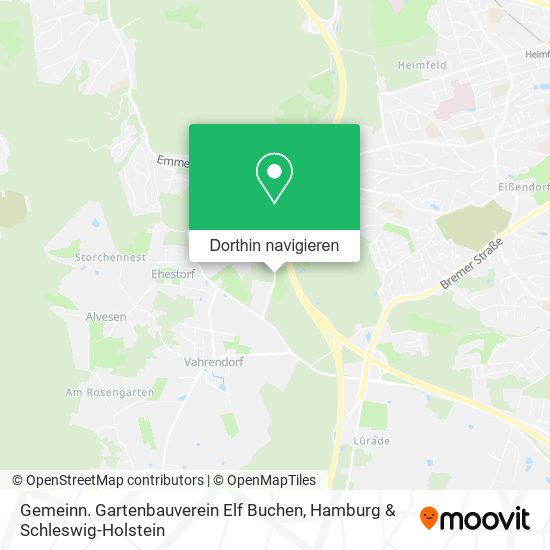 Gemeinn. Gartenbauverein Elf Buchen Karte