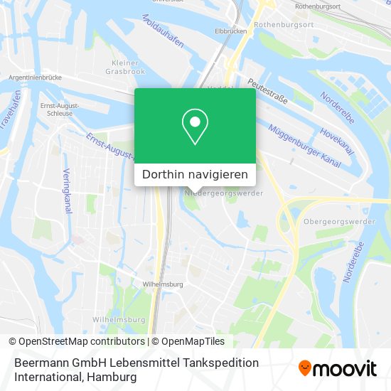 Beermann GmbH Lebensmittel Tankspedition International Karte