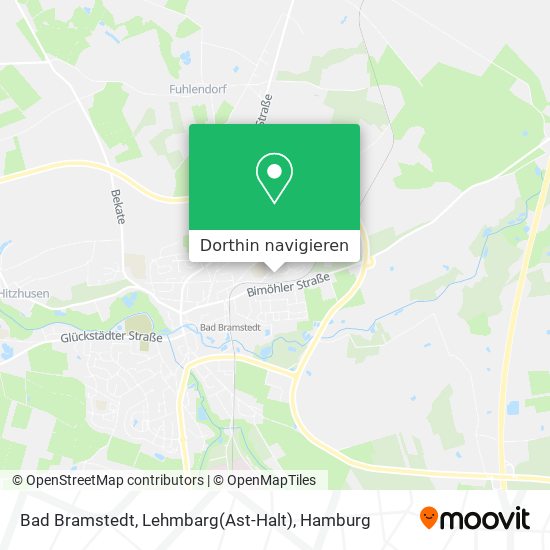 Bad Bramstedt, Lehmbarg(Ast-Halt) Karte