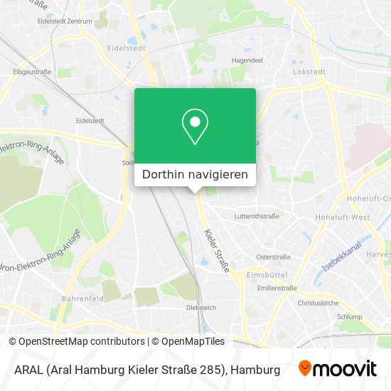 ARAL (Aral Hamburg Kieler Straße 285) Karte