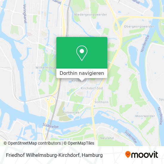 Friedhof Wilhelmsburg-Kirchdorf Karte