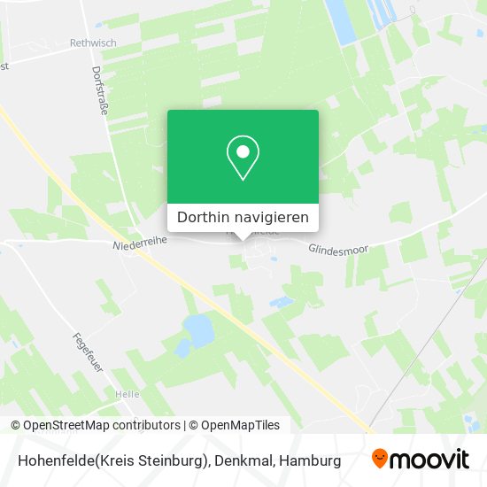 Hohenfelde(Kreis Steinburg), Denkmal Karte