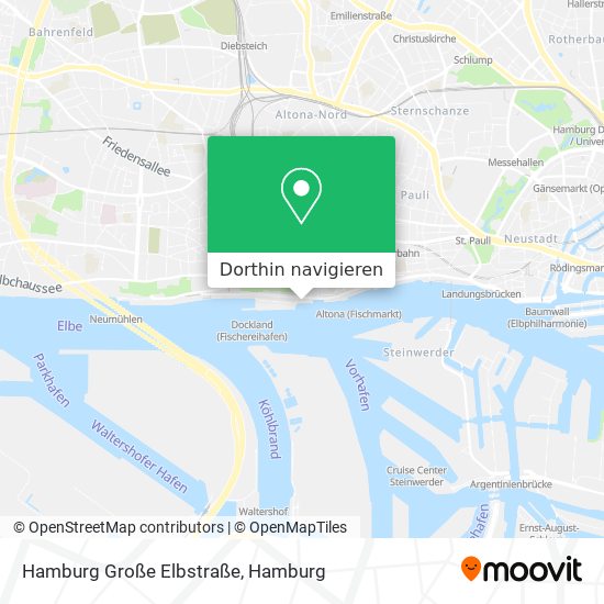 Hamburg Große Elbstraße Karte