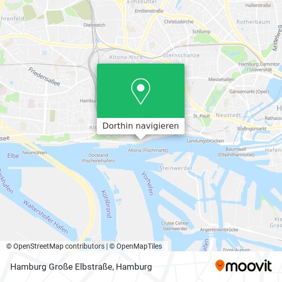 Hamburg Große Elbstraße Karte