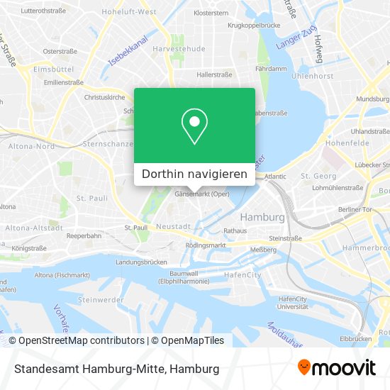 Standesamt Hamburg-Mitte Karte