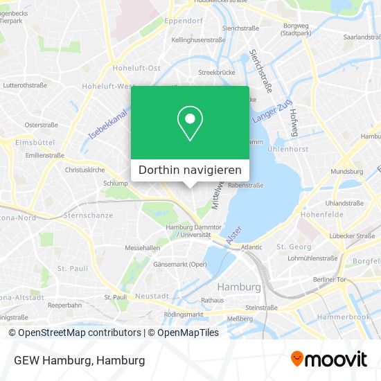 GEW Hamburg Karte