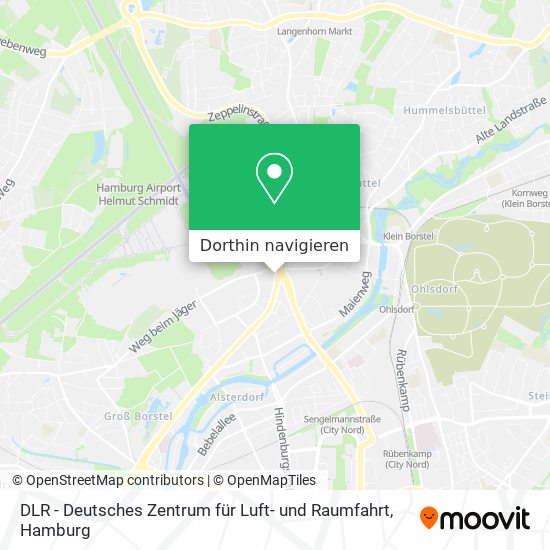 DLR - Deutsches Zentrum für Luft- und Raumfahrt Karte