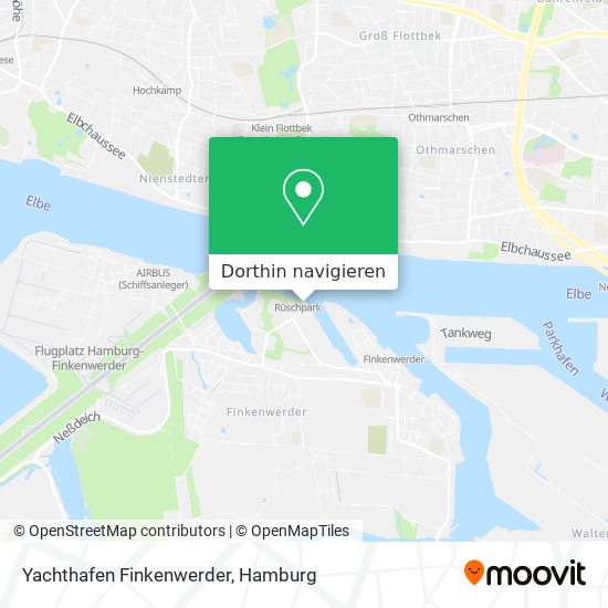 Yachthafen Finkenwerder Karte