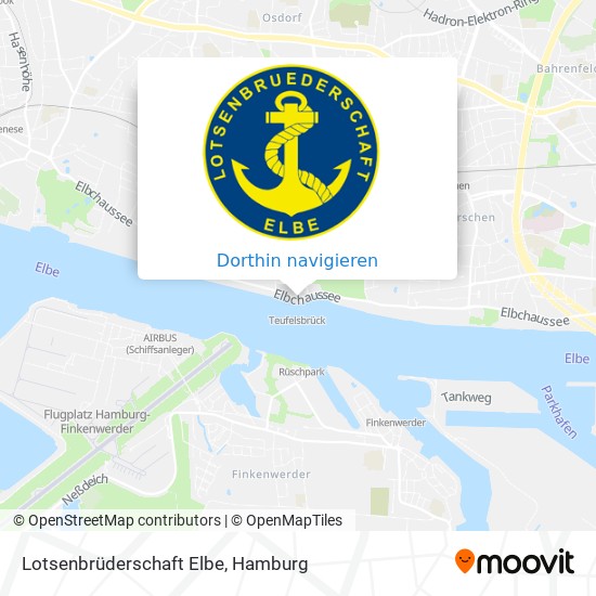 Lotsenbrüderschaft Elbe Karte