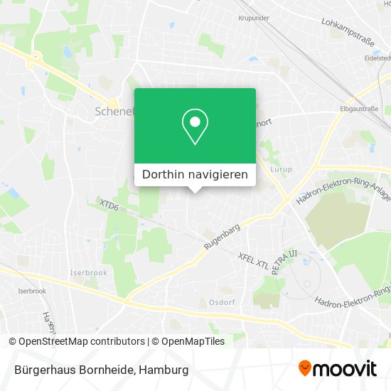 Bürgerhaus Bornheide Karte