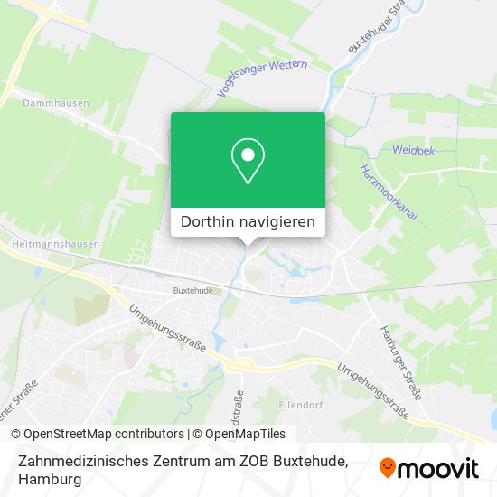 Zahnmedizinisches Zentrum am ZOB Buxtehude Karte