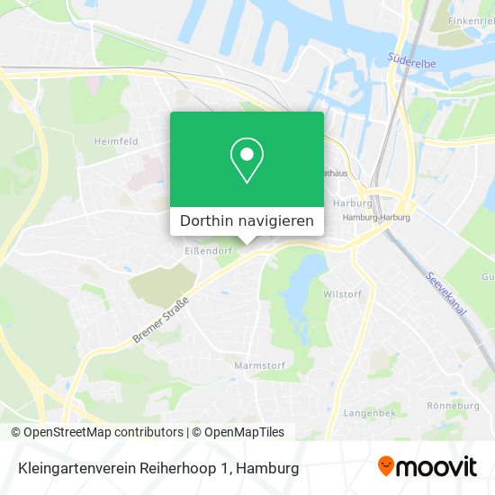Kleingartenverein Reiherhoop 1 Karte