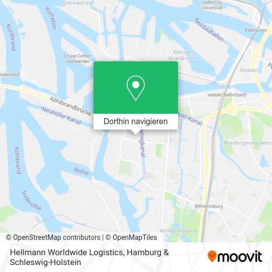 Hellmann Worldwide Logistics Karte