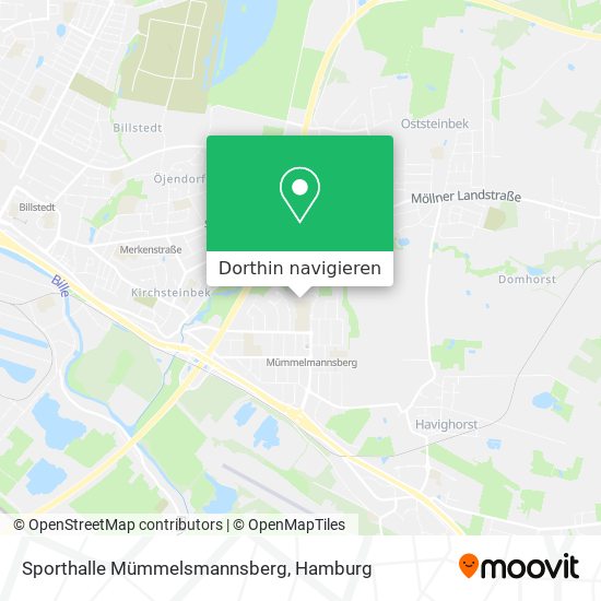 Sporthalle Mümmelsmannsberg Karte