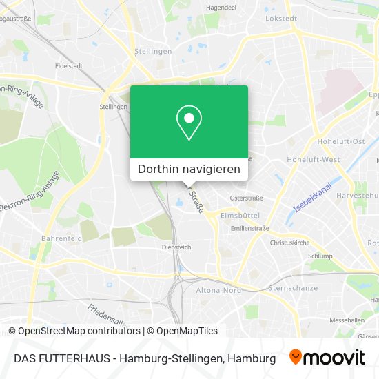 DAS FUTTERHAUS - Hamburg-Stellingen Karte
