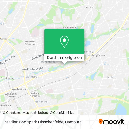 Stadion Sportpark Hinschenfelde Karte