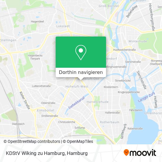 KDStV Wiking zu Hamburg Karte