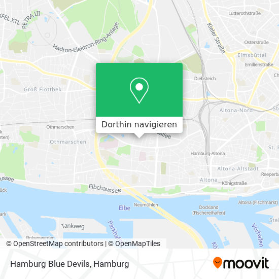 Hamburg Blue Devils Karte