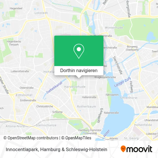 Innocentiapark Karte