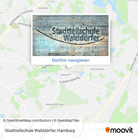 Stadtteilschule Walddörfer Karte