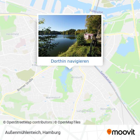 Außenmühlenteich Karte