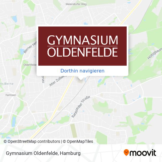 Gymnasium Oldenfelde Karte