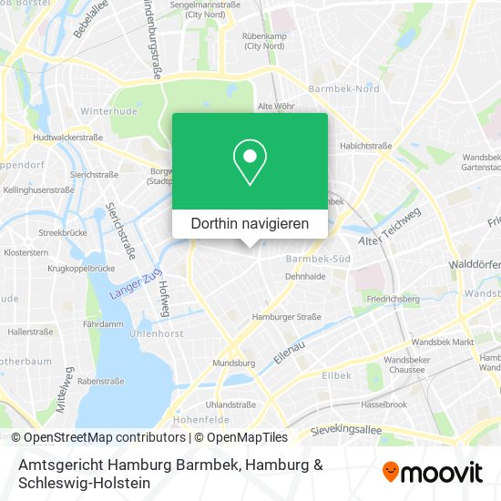 Amtsgericht Hamburg Barmbek Karte