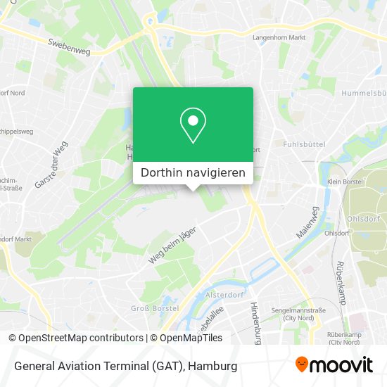 General Aviation Terminal (GAT) Karte