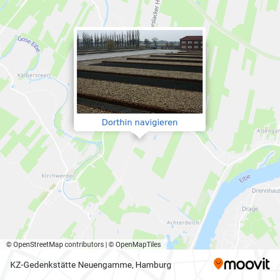 KZ-Gedenkstätte Neuengamme Karte