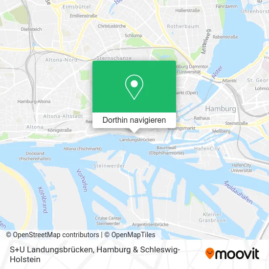 S+U Landungsbrücken Karte