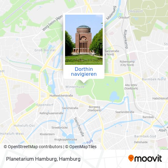 Planetarium Hamburg Karte
