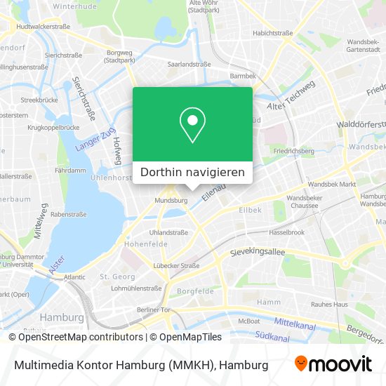 Multimedia Kontor Hamburg (MMKH) Karte