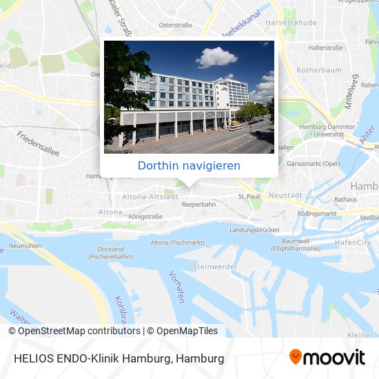 HELIOS ENDO-Klinik Hamburg Karte