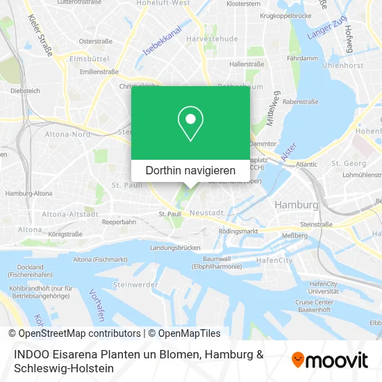 Wie komme ich mit Bus, U-Bahn, Bahn oder S-Bahn nach INDOO Eisarena Planten  un Blomen in Hamburg-Mitte?