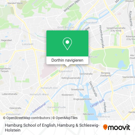 Hamburg School of English Karte