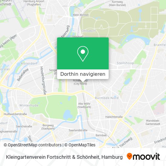 Kleingartenverein Fortschritt & Schönheit Karte