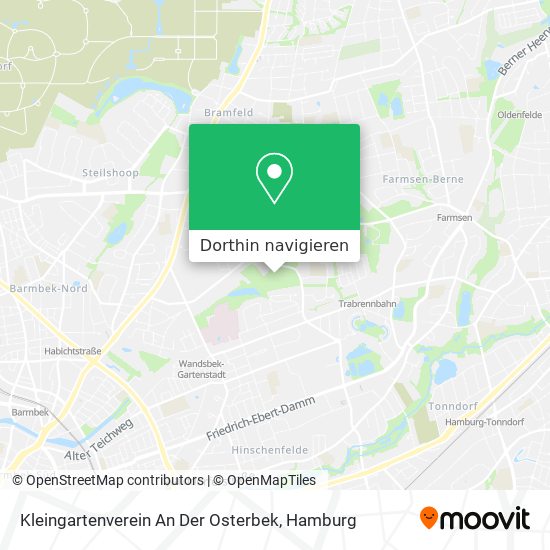 Kleingartenverein An Der Osterbek Karte