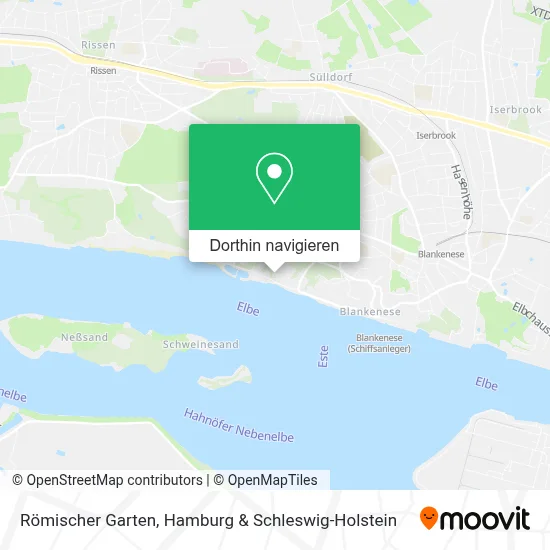 Römischer Garten Karte