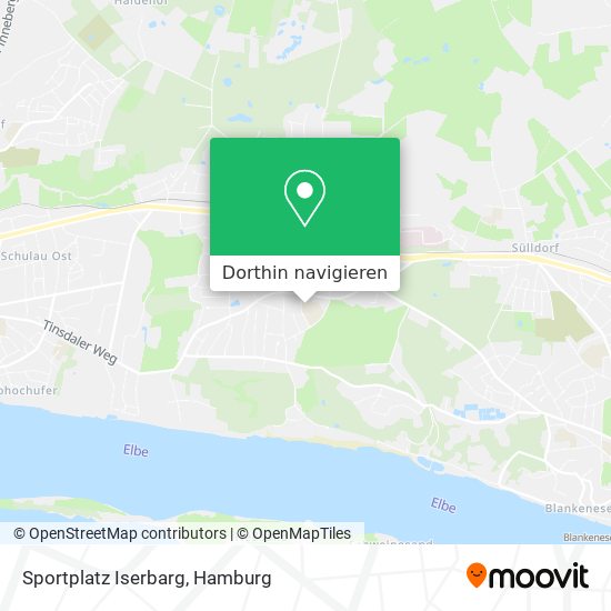 Sportplatz Iserbarg Karte