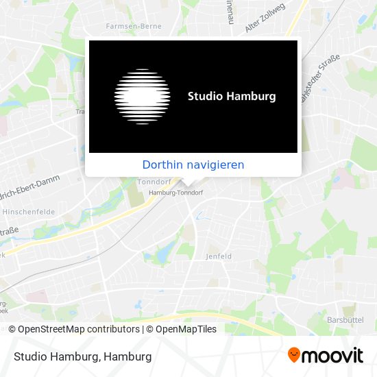 Studio Hamburg Karte