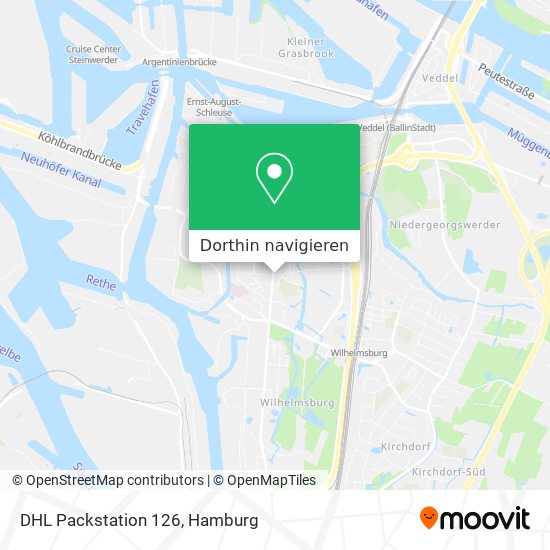 DHL Packstation 126 Karte