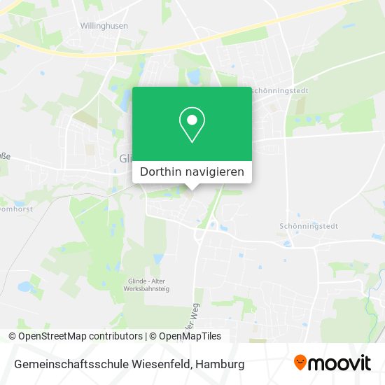 Gemeinschaftsschule Wiesenfeld Karte