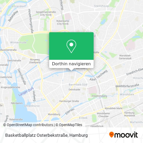 Basketballplatz Osterbekstraße Karte