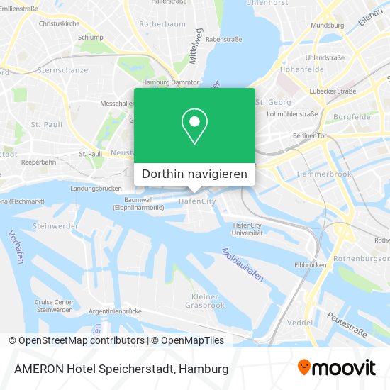 AMERON Hotel Speicherstadt Karte