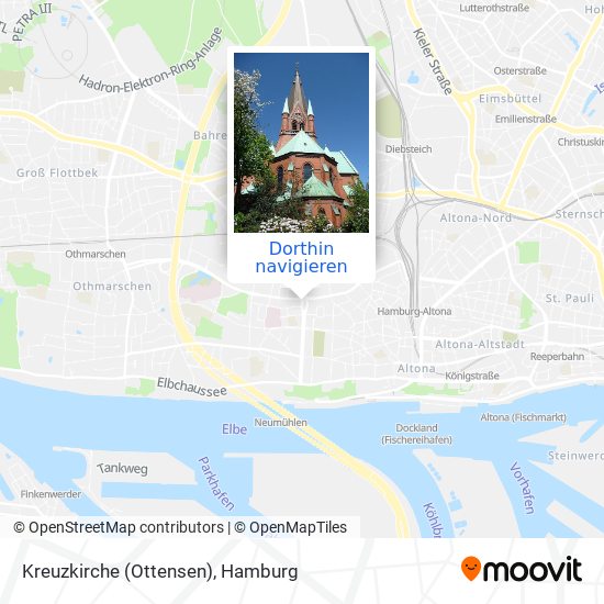 Kreuzkirche (Ottensen) Karte