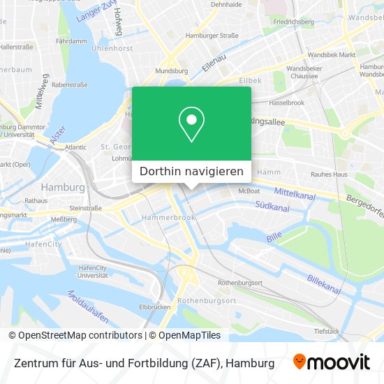 Zentrum für Aus- und Fortbildung (ZAF) Karte