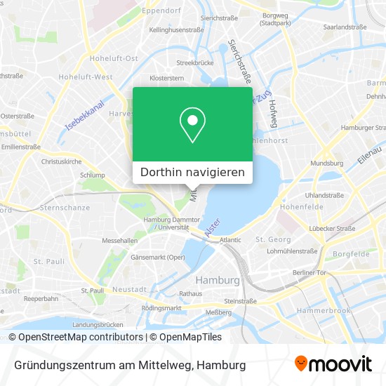 Gründungszentrum am Mittelweg Karte