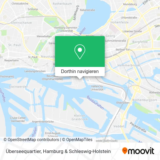 Überseequartier Karte